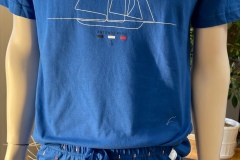 Pyjama short homme Voilier